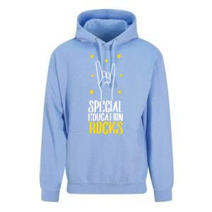 Special Education Rocks Special Education Teacher Gift Unisex Surf Hoodie