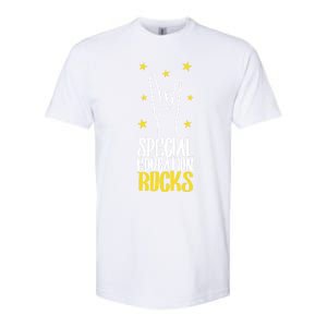 Special Education Rocks Special Education Teacher Gift Softstyle CVC T-Shirt