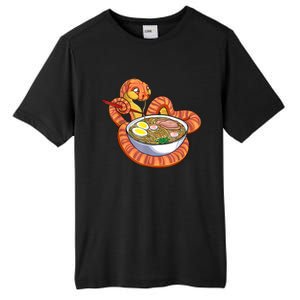 Snake Eating Ramen Kawaii Snake Japanese Noodle Tall Fusion ChromaSoft Performance T-Shirt