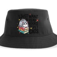 School Education Reading Teacher Knowledge Power Cat Book Sustainable Bucket Hat