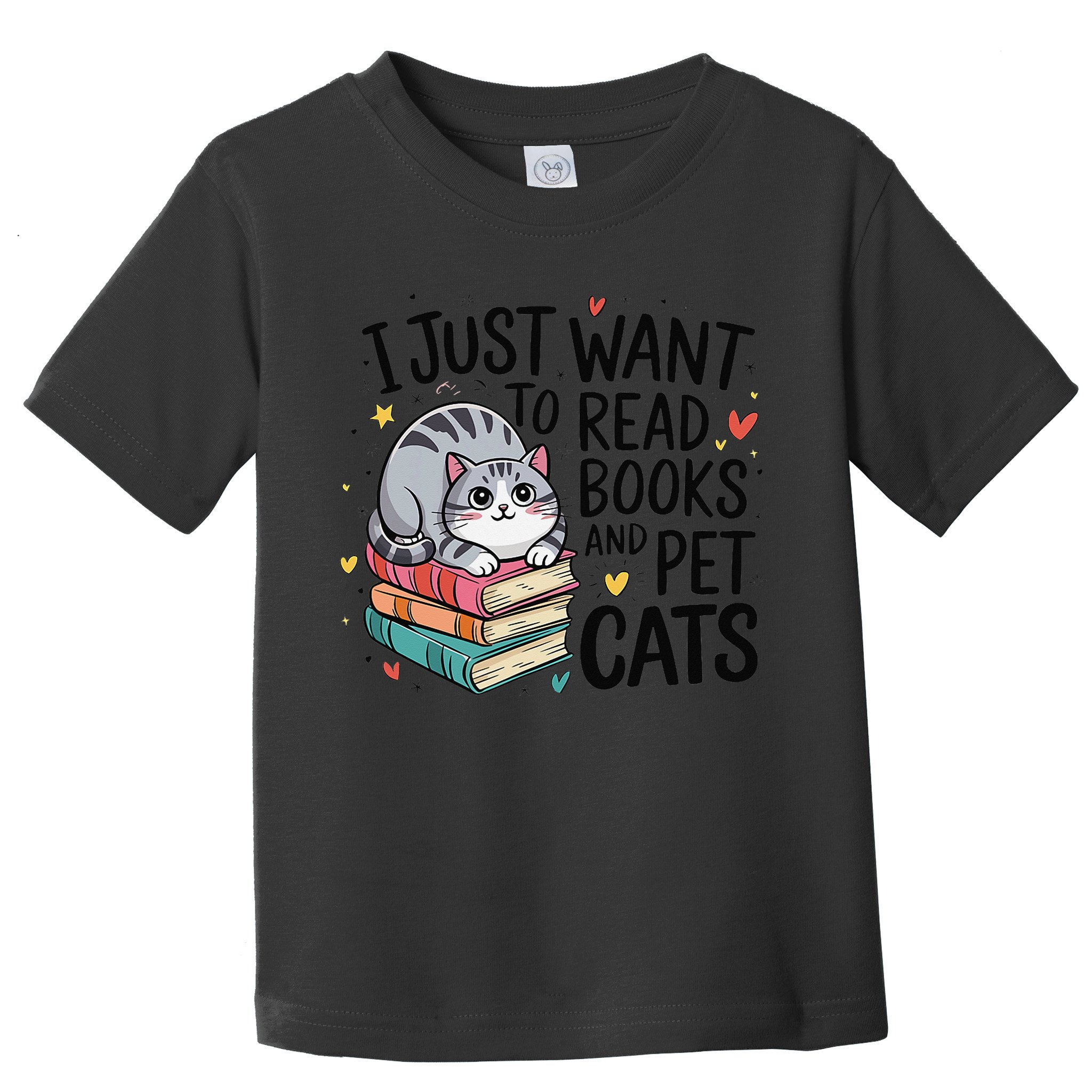 School Education Reading Teacher Knowledge Power Cat Book Toddler T-Shirt