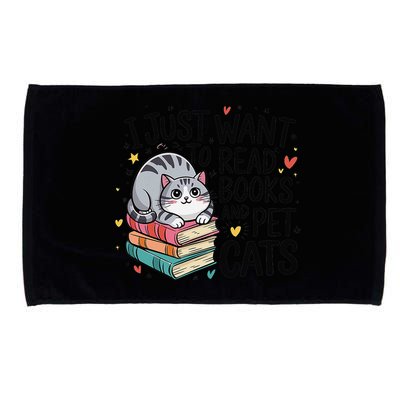 School Education Reading Teacher Knowledge Power Cat Book Microfiber Hand Towel