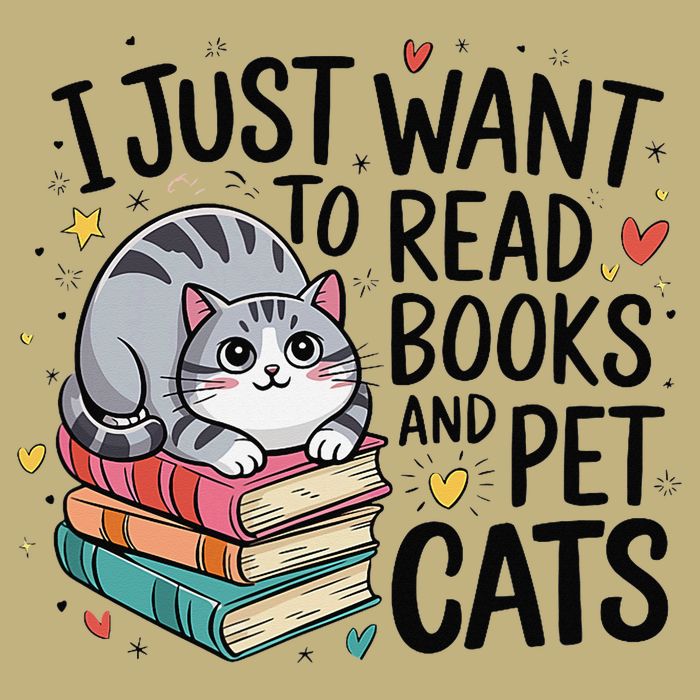 School Education Reading Teacher Knowledge Power Cat Book Cooling Performance Crew T-Shirt
