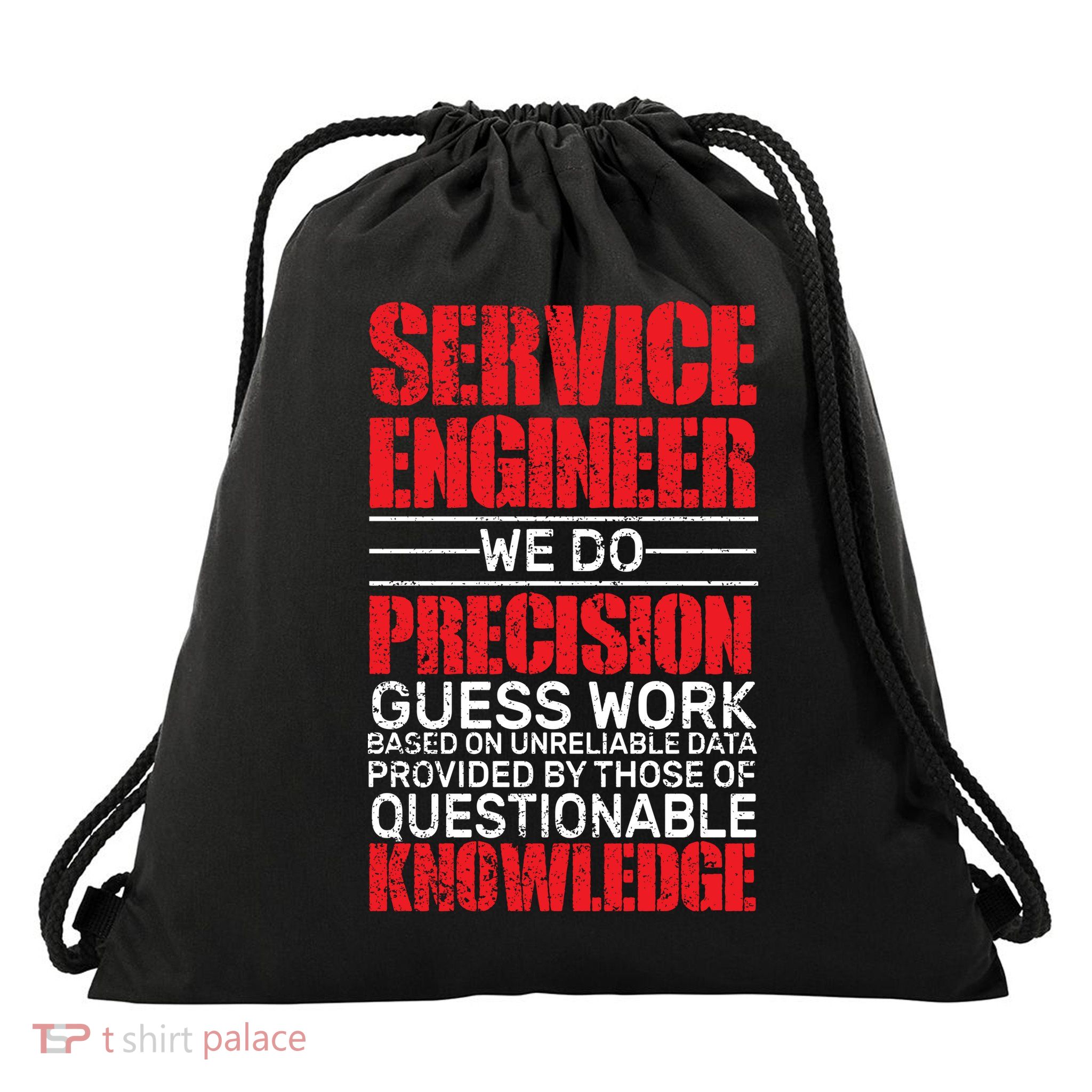 Service Engineer Drawstring Bag