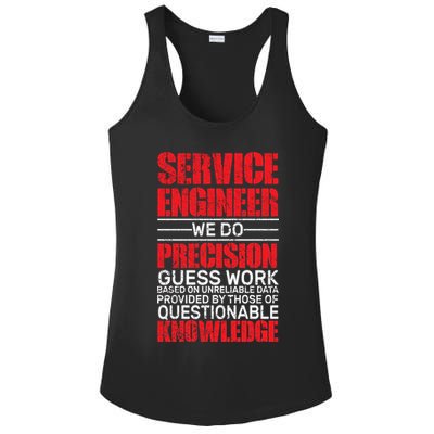 Service Engineer Ladies PosiCharge Competitor Racerback Tank