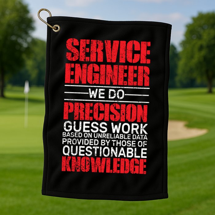 Service Engineer Golf Towel