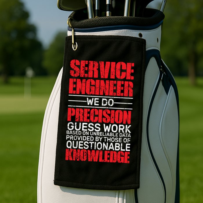 Service Engineer Golf Towel