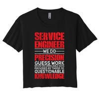Service Engineer Women's Crop Top Tee