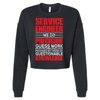 Service Engineer Cropped Pullover Crew