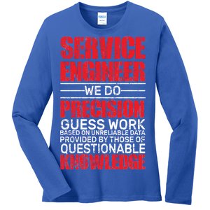 Service Engineer Ladies Long Sleeve Shirt