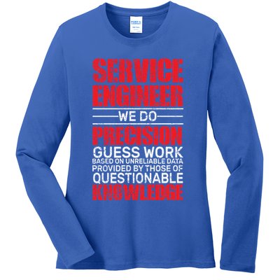 Service Engineer Ladies Long Sleeve Shirt