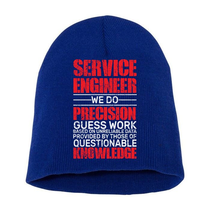 Service Engineer Short Acrylic Beanie