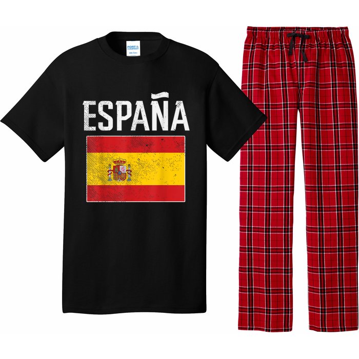 Spain Espana Spanish Flag Pride Sports Fan Soccer Gift Pajama Set