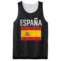 Spain Espana Spanish Flag Pride Sports Fan Soccer Gift Mesh Reversible Basketball Jersey Tank