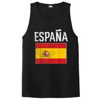 Spain Espana Spanish Flag Pride Sports Fan Soccer Gift PosiCharge Competitor Tank