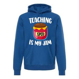 Special Education Sped Teacher Cool Gift Teaching Is My Jam Gift Premium Hoodie