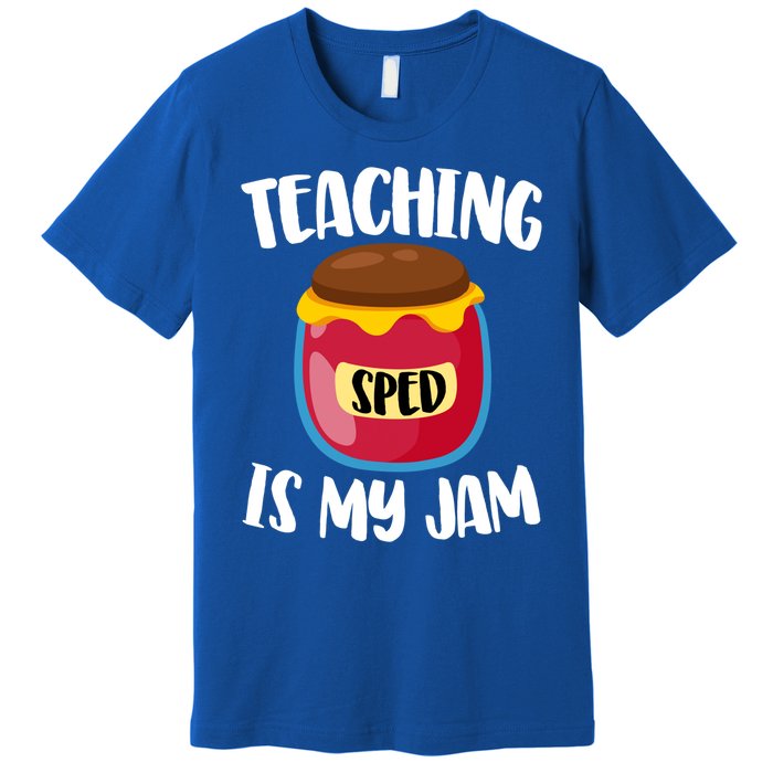 Special Education Sped Teacher Cool Gift Teaching Is My Jam Gift Premium T-Shirt