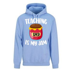 Special Education Sped Teacher Cool Gift Teaching Is My Jam Gift Unisex Surf Hoodie