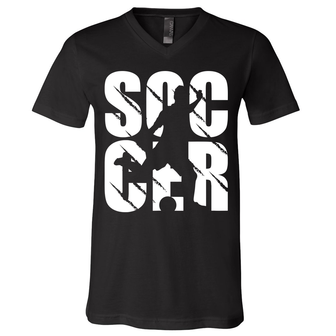 Soccer Enthusiast V-Neck T-Shirt