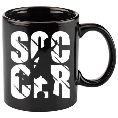 Soccer Enthusiast 11oz C Handle Ceramic Mug