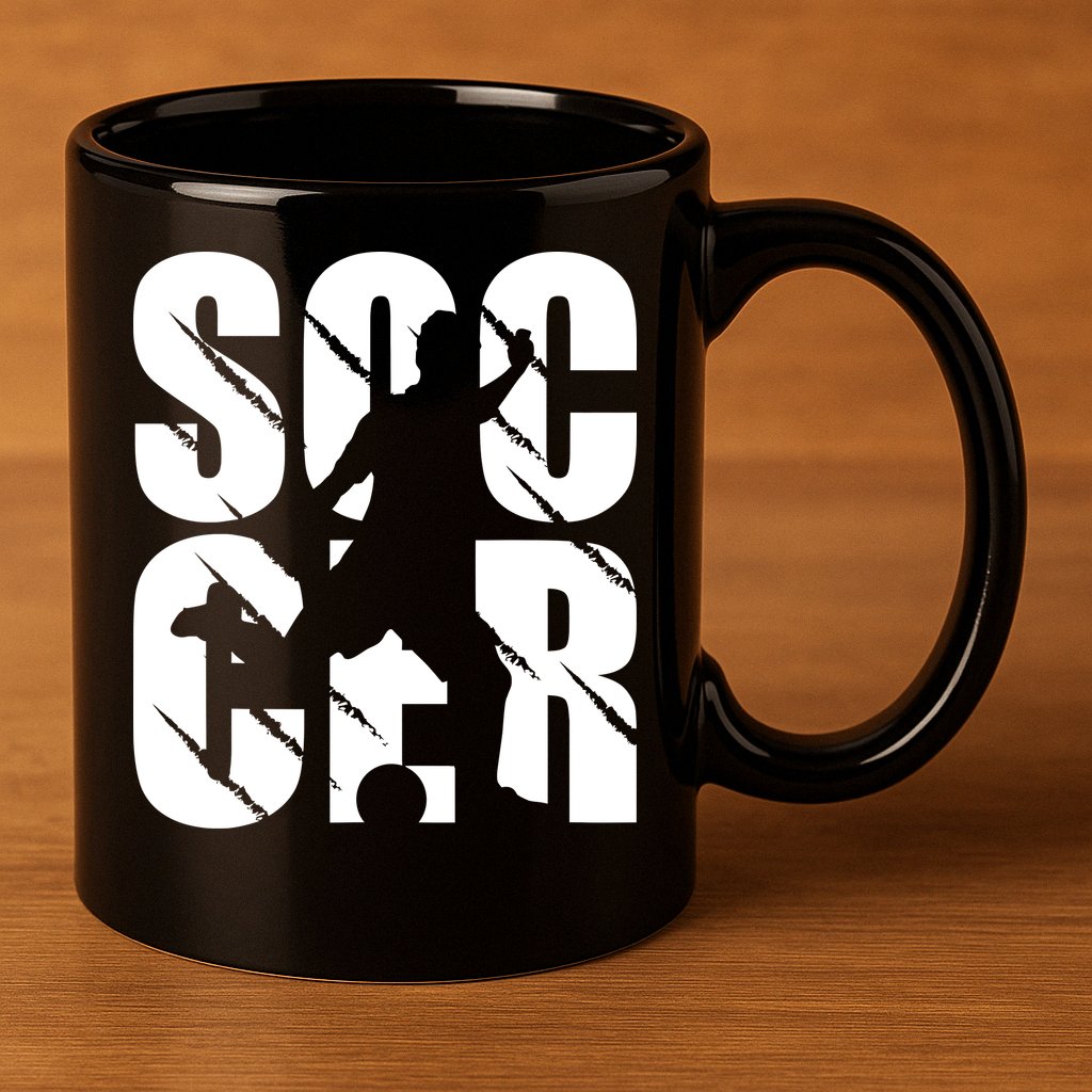 Soccer Enthusiast 11oz C Handle Ceramic Mug