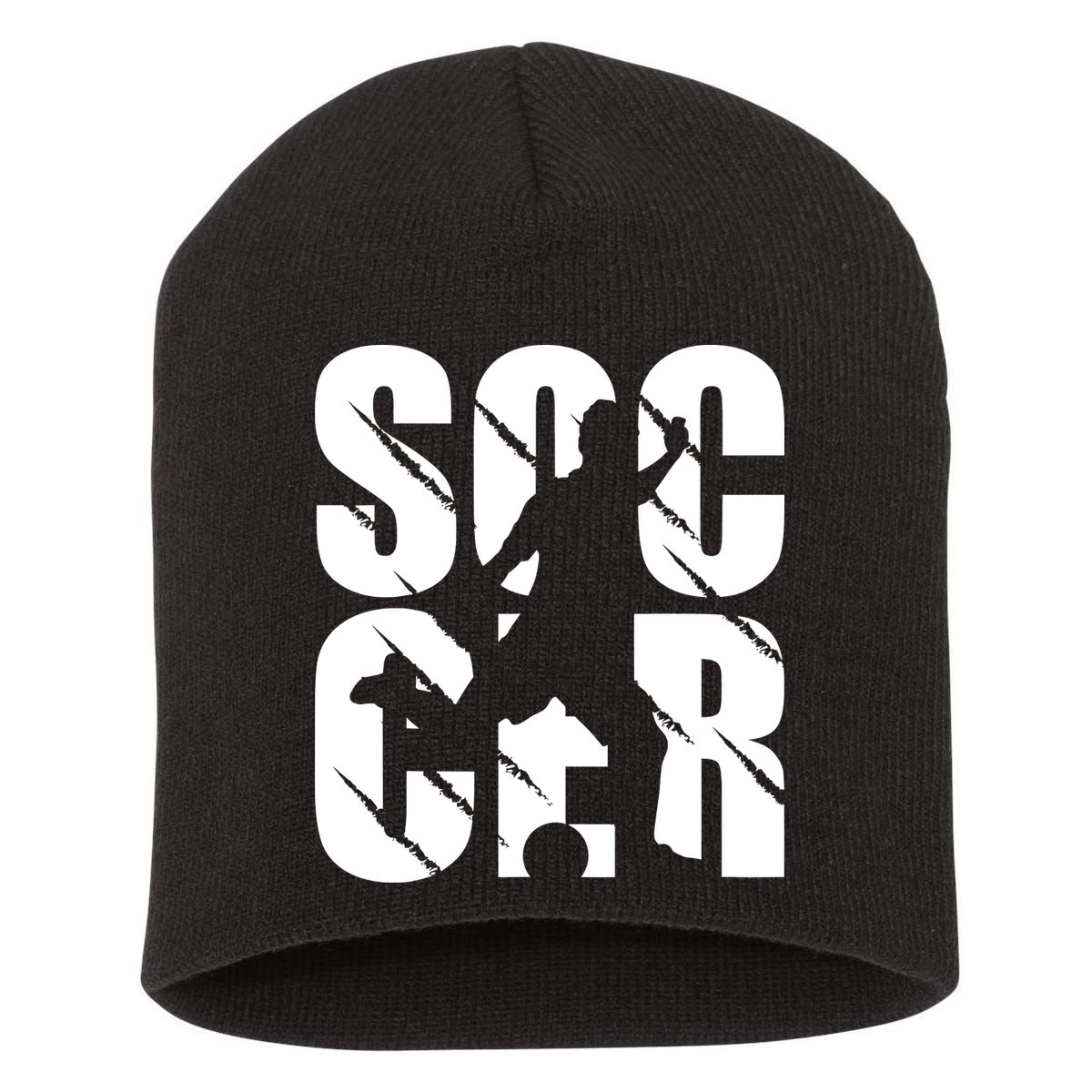 Soccer Enthusiast Short Acrylic Beanie