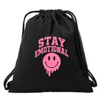 Stay Emotional Drawstring Bag