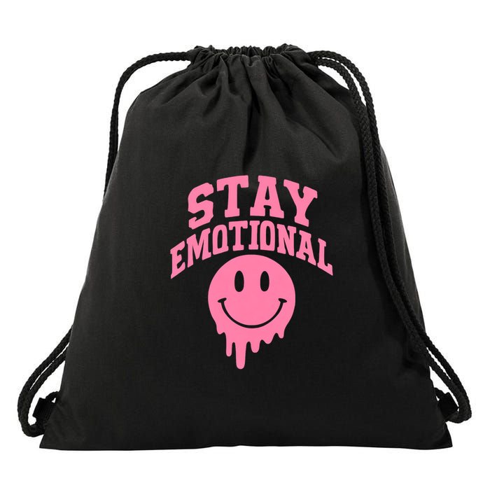 Stay Emotional Drawstring Bag