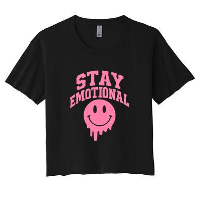 Stay Emotional Women's Crop Top Tee