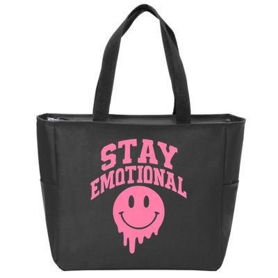 Stay Emotional Zip Tote Bag