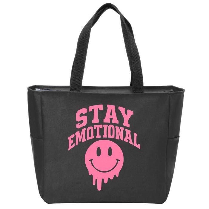 Stay Emotional Zip Tote Bag