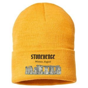 Stonehenge England Souvenir Sustainable Knit Beanie