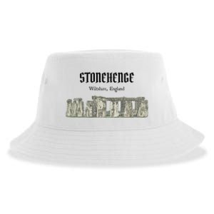 Stonehenge England Souvenir Sustainable Bucket Hat