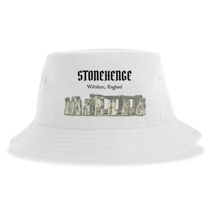 Stonehenge England Souvenir Sustainable Bucket Hat