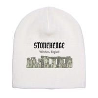 Stonehenge England Souvenir Short Acrylic Beanie