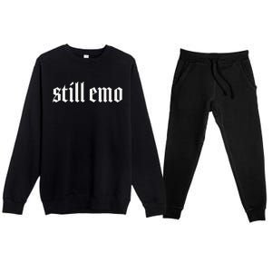 Still Emo Premium Crewneck Sweatsuit Set