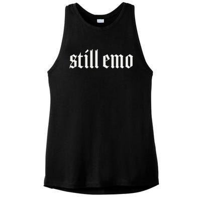 Still Emo Ladies PosiCharge Tri-Blend Wicking Tank