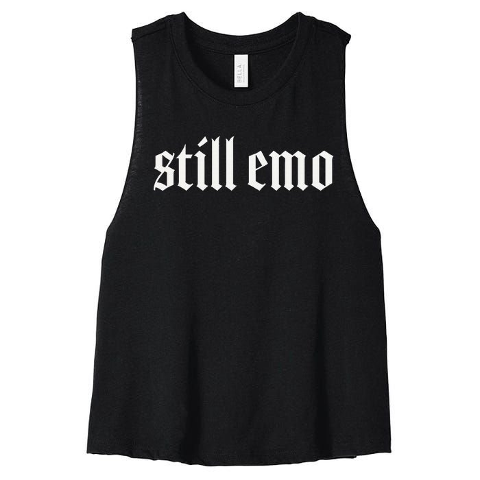 Still Emo Women's Racerback Cropped Tank