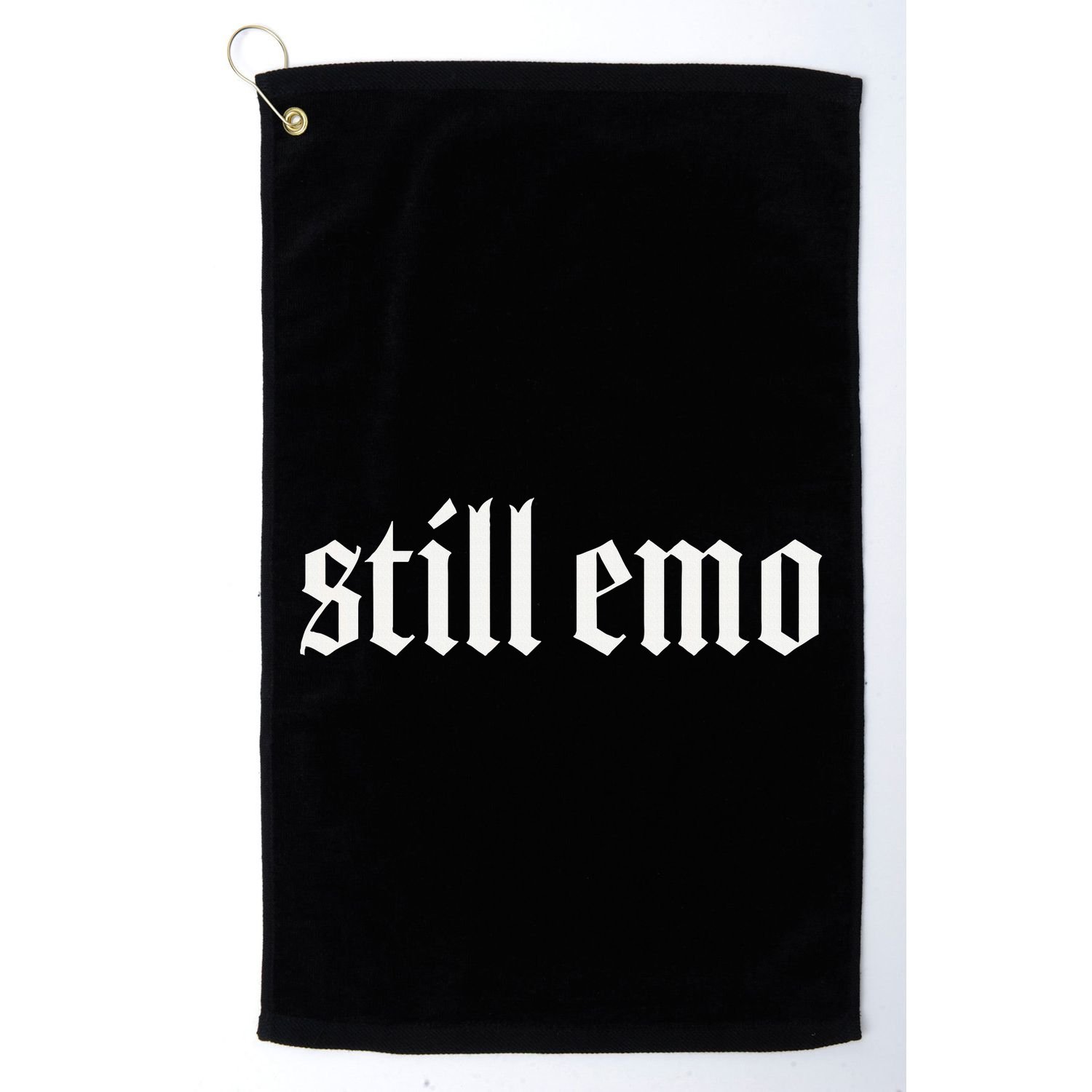Still Emo Golf Towel