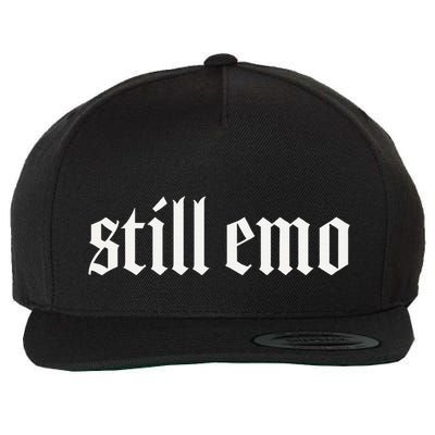 Still Emo Wool Snapback Cap