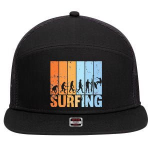 Surfing evolution surfing and surf accessoires 7 Panel Mesh Trucker Snapback Hat