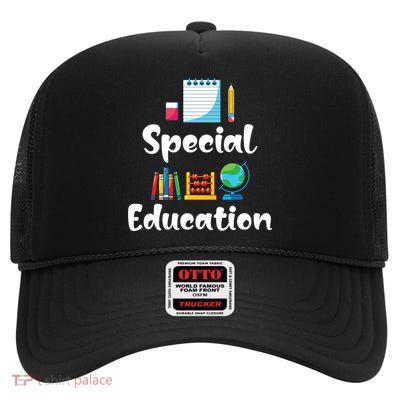Sped Ed Special Education Sped Special Education Teacher Funny Gift High Crown Mesh Back Trucker Hat