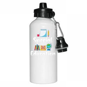 Sped Ed Special Education Sped Special Education Teacher Funny Gift Aluminum Water Bottle