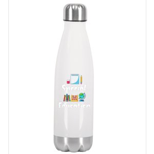 Sped Ed Special Education Sped Special Education Teacher Funny Gift Stainless Steel Insulated Water Bottle