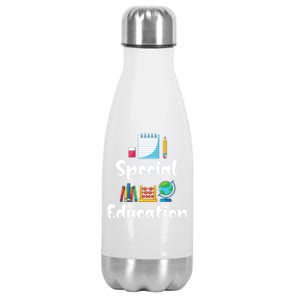 Sped Ed Special Education Sped Special Education Teacher Funny Gift Stainless Steel Insulated Water Bottle