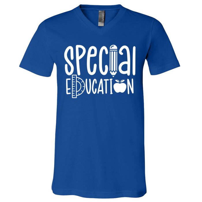 Special Education Sped Awareness Teacher Cute Cute Gift V-Neck T-Shirt