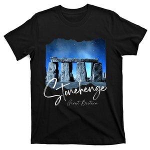 Stonehenge England Souvenir Stonehenge At Night T-Shirt