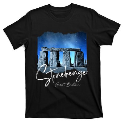 Stonehenge England Souvenir Stonehenge At Night T-Shirt