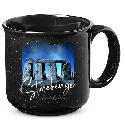 Stonehenge England Souvenir Stonehenge At Night 15oz Campfire Ceramic Mug