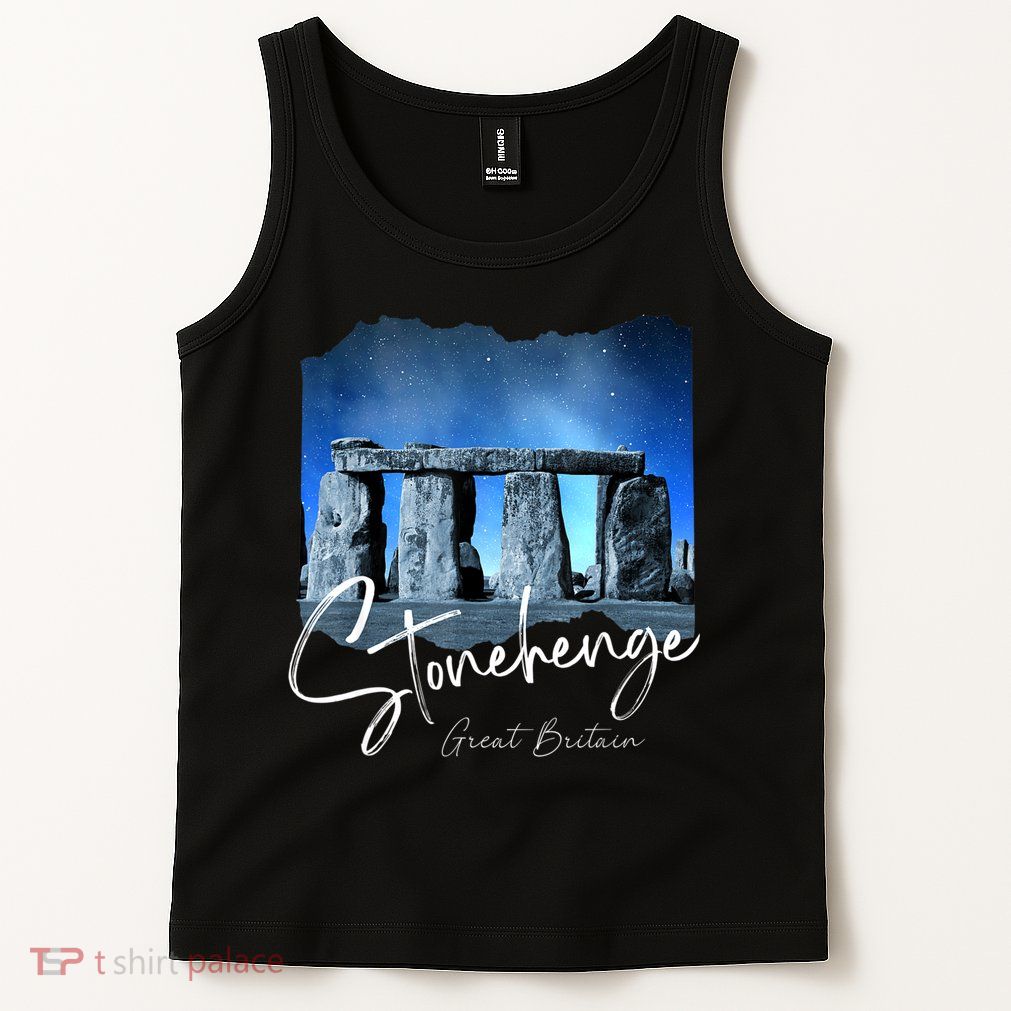 Stonehenge England Souvenir Stonehenge At Night Tank Top